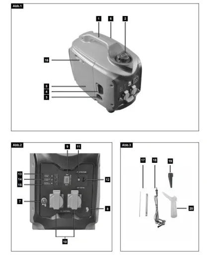 STROMERZEUGER SG2000 2,7PS 2000W