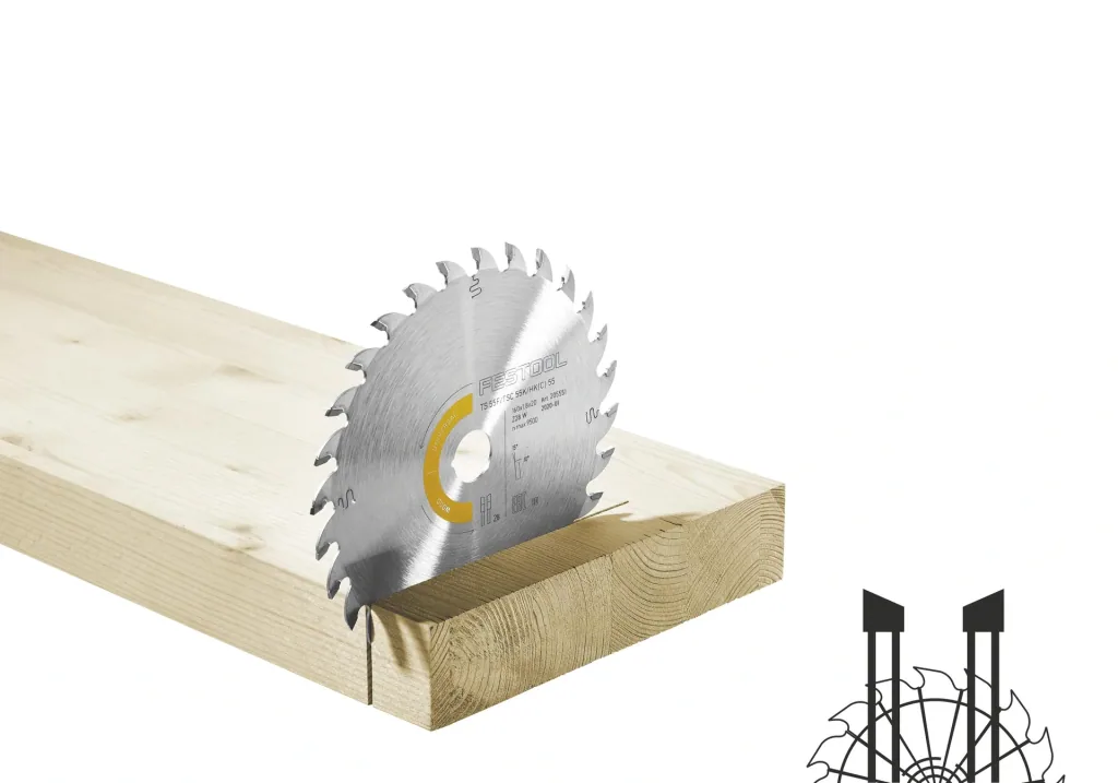 Kreissägeblatt Holz HW 168x1,8x20 16 Z