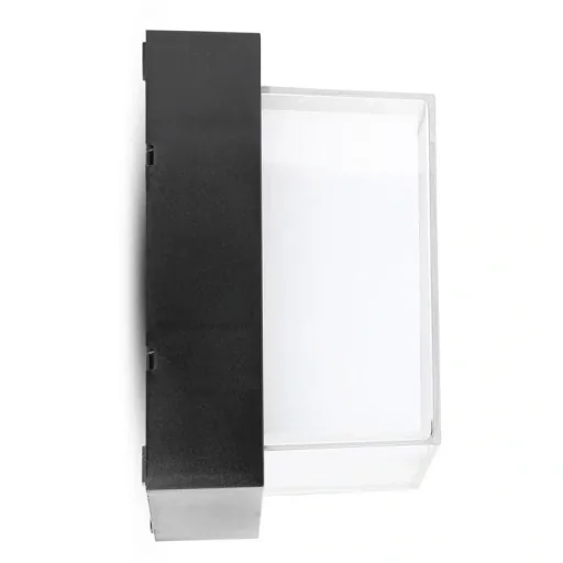 VT-831 LED-Wandleuchte - 7W - 3000K - 400 Lumen - Schwarz - Quadrat