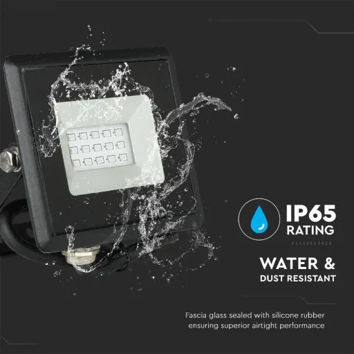 VT-4021 20W Strahler mit blauem Licht - IP65 - Atmosphärische Beleuchtung