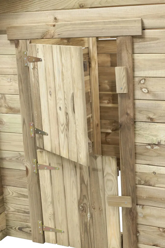 Spielhaus Louise Holz Satteldach 160 cm x 120 cm x 120 cm