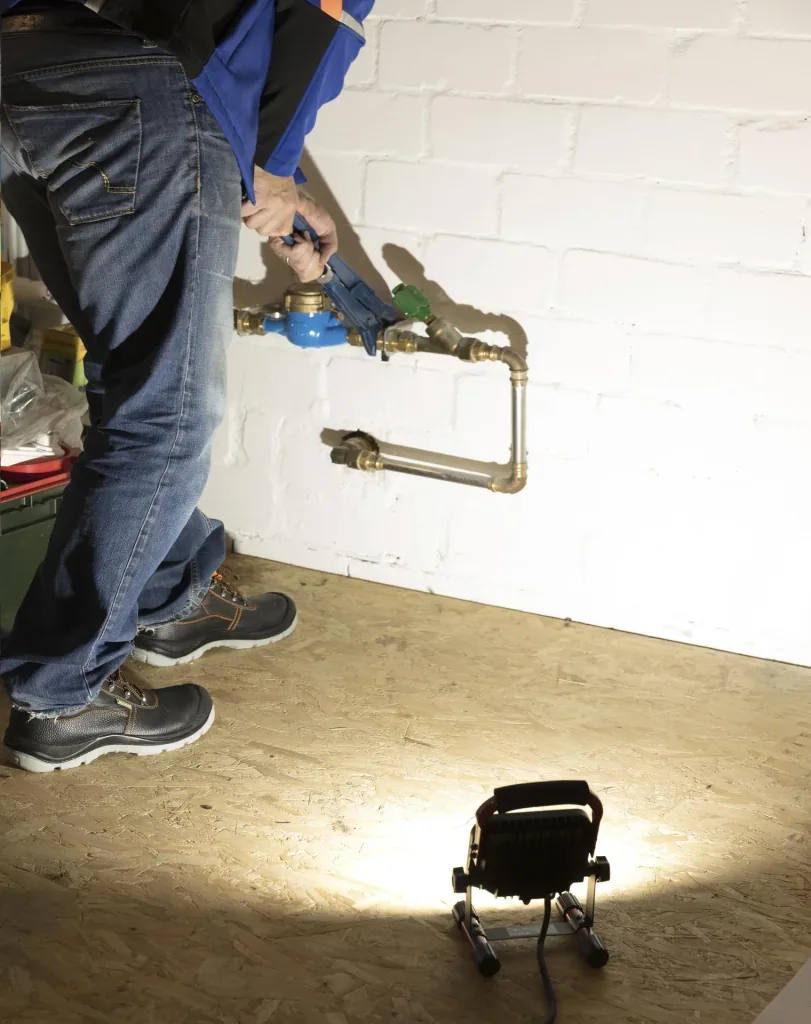 LED Baustrahler, 1800 Lumen, 22 Watt, 5000K, 2m Zuleitung