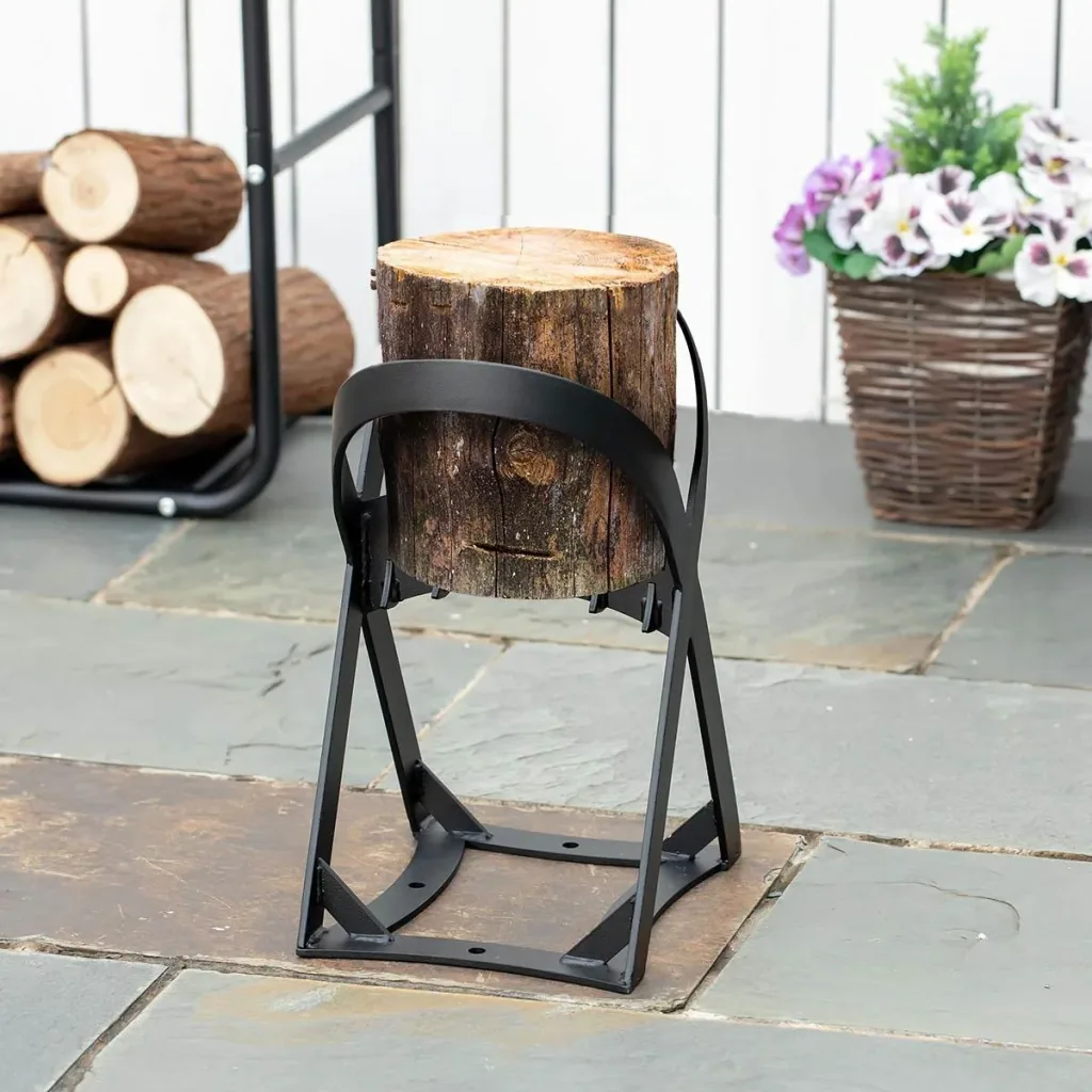 Holzspalter - Kohlenstoffstahl - Schwarz - 24,4 x 20,8 x 37,4 cm