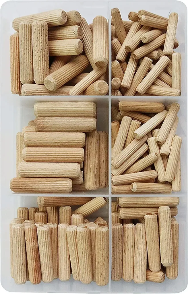 Holzdübel Sortiment, 190-teilig