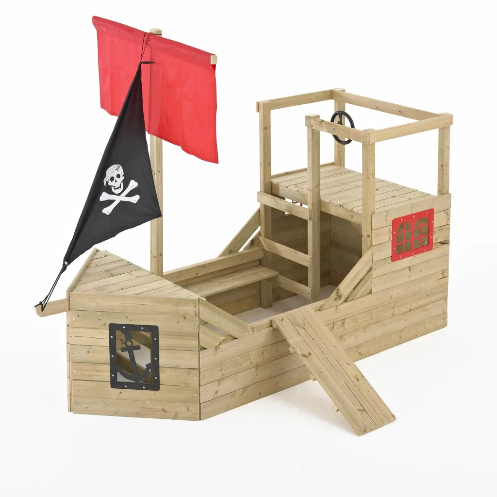 Holz Piratenschiff Spielplatz Galleon