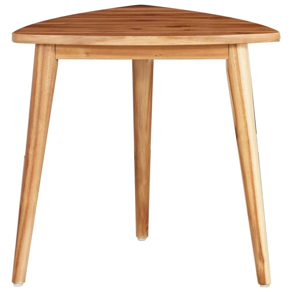2 Stück Tisch Akazienholz massiv