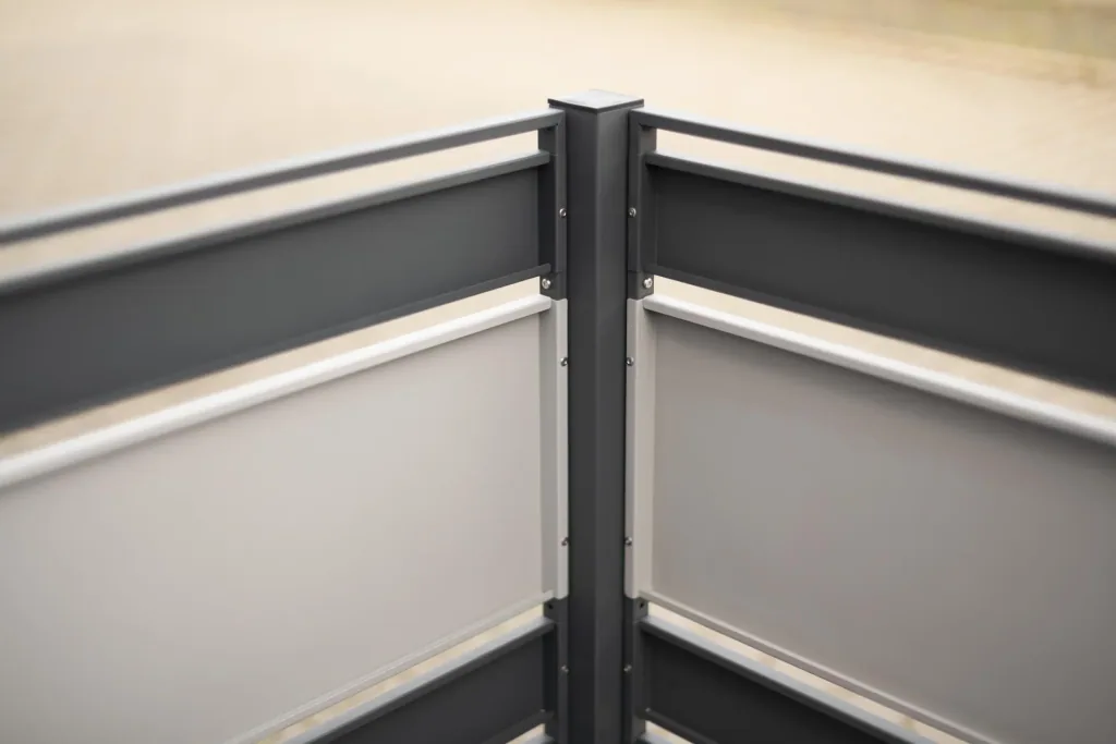 Mülltonnenverkleidung Planum 4er Box, 120 cm, antharzit