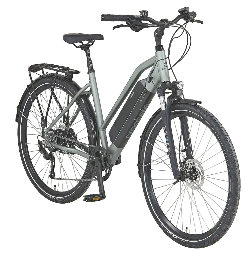 ENTDECKER 22.EST.05 Trekking E-Bike 28" BLAUPUNKT HR-Motor  Damen Trapez 28": Rahmengröße 50cm