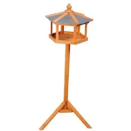 Vogelhaus Vogelvilla mit Ständer und Zinkdach 110x40x40 cm