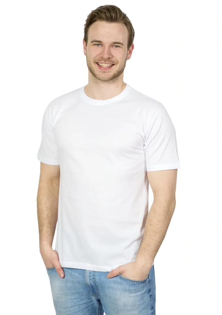 T-Shirts im Doppelpack, Farbe weiß, Gr.S