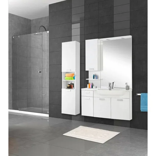 Fabulous Badezimmermöbel Hoekmodel rechts 100cm
