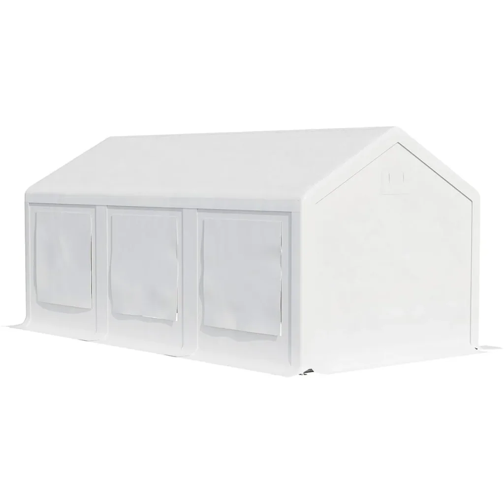 Pavillon 6 x 3 M - weiß