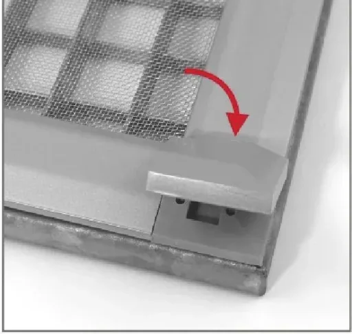 Profi Lichtschachtabdeckung mit Alu Gewebe