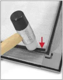 Profi Lichtschachtabdeckung mit Alu Gewebe