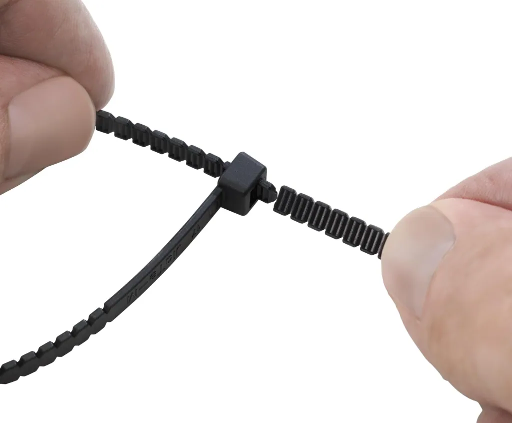 Kabelbinder zum Abdrehen "Twist Cable Ties", Schwarz 102 x 2,8 mm