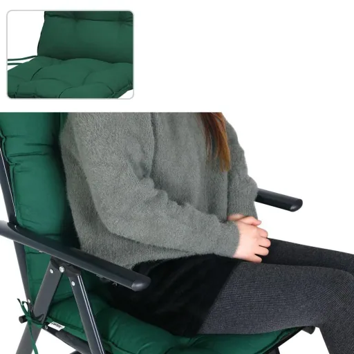 Sitzkissen 6er Set Cozy Vanamo Grün 129x53x10cm