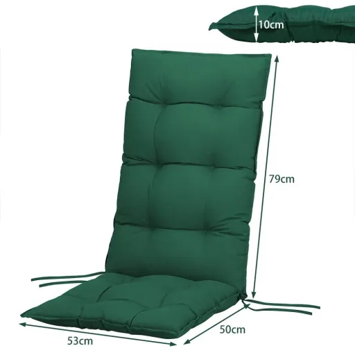 Sitzkissen 6er Set Cozy Vanamo Grün 129x53x10cm