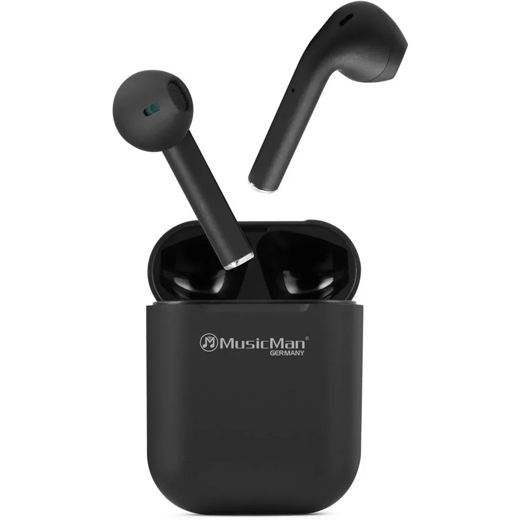 Kabellose Stereo-In-Ear-Kopfhörer schwarz
