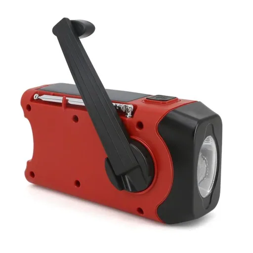 Tragbares Solar Kurbel Radio mit Taschenlicht