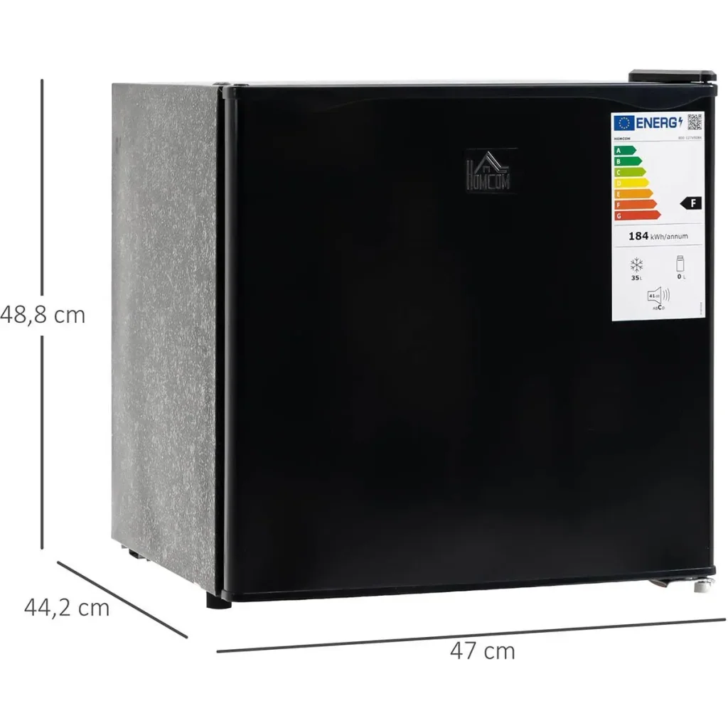 Mini-Gefrierschrank 35 L Freistehend -14 bis -24 5-stufige Temperaturregelung