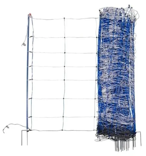 TitanNet PremiumPlus, 50 m blau/weiß, 108 cm, Doppelspitze