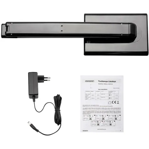 LED-Tischleuchte Cataleya schwarz 42cm