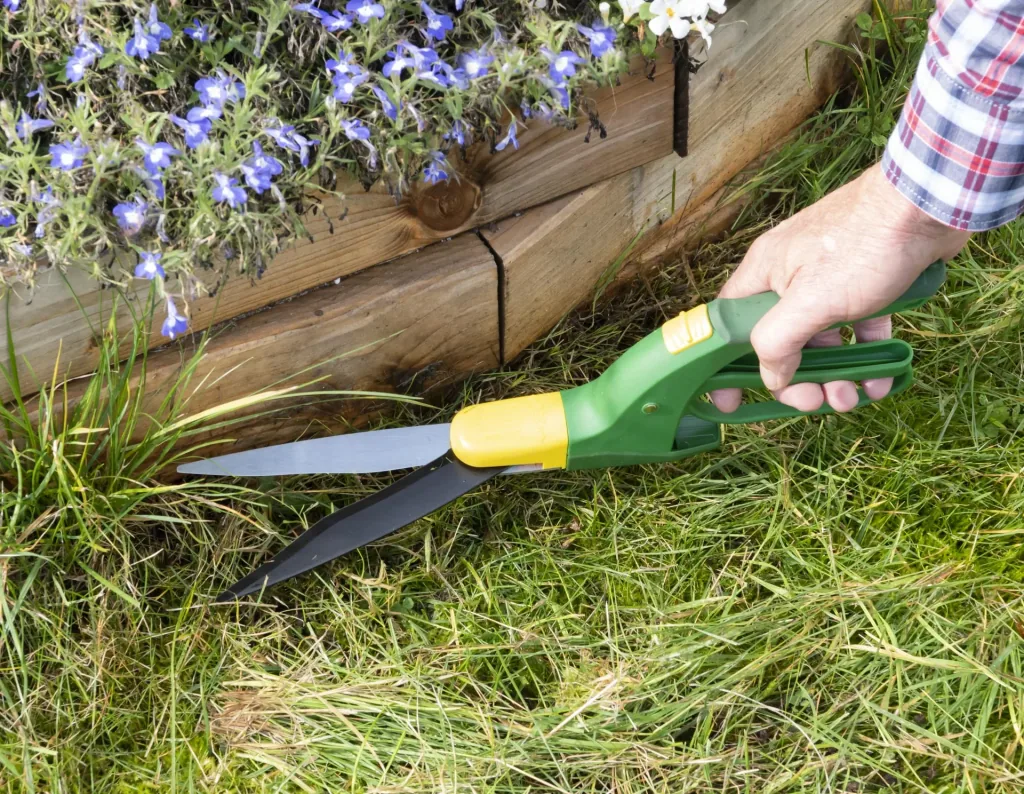 Einhand-Gartenschere, Gras-Schere