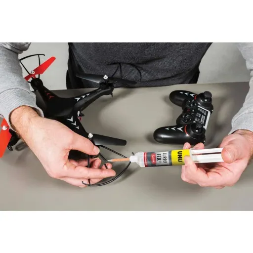 Uhu Turbo Fix² Flüssigkunststoff 2-Komponenten-Klebstoff 10g