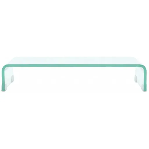 TV-Schrank/Monitorständer transparent 60x25x11 cm Glas
