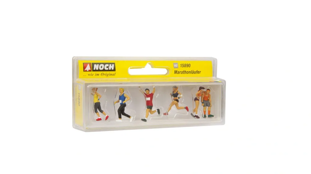 Marathonläufer, 5 Figuren, Spur H0