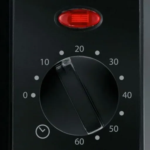 Mini-Backofen - 800 Watt - Schwarz/Silber