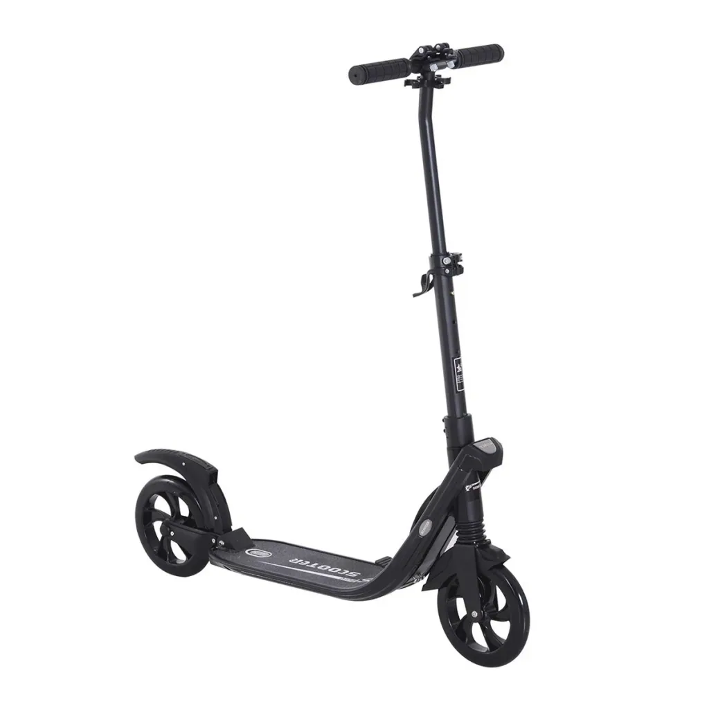 Scooter Kickscooter Roller Tretroller mit 200 mm rutschfesten Vollgummireifen für Erwachsene Kinder Teenager ab 14 Jahr