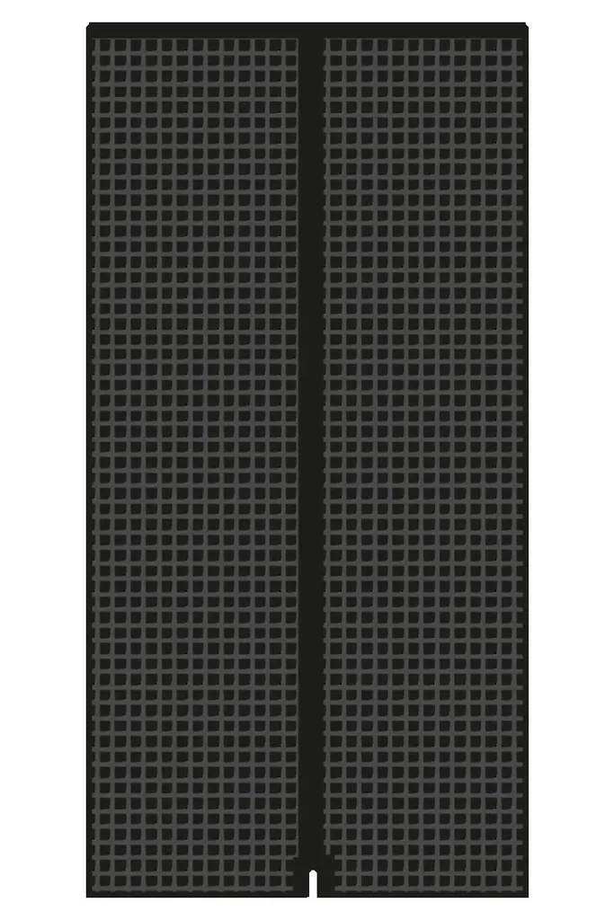 Insektenschutz-Magnetvorhang, 120 x 240 cm, Farbe anthrazit