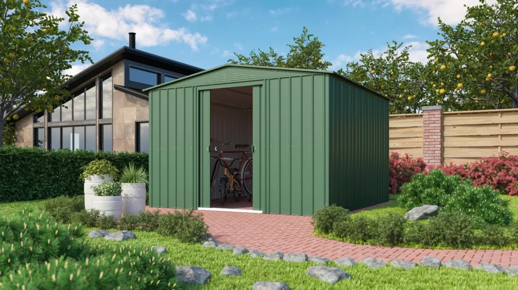 Gerätehaus Gartenmanager Dream 108, jade