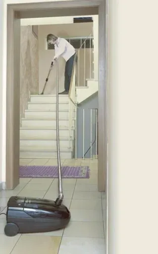 Schlauchverlängerung für Staubsauger, ausziehbar 1,50 - 5,5 m