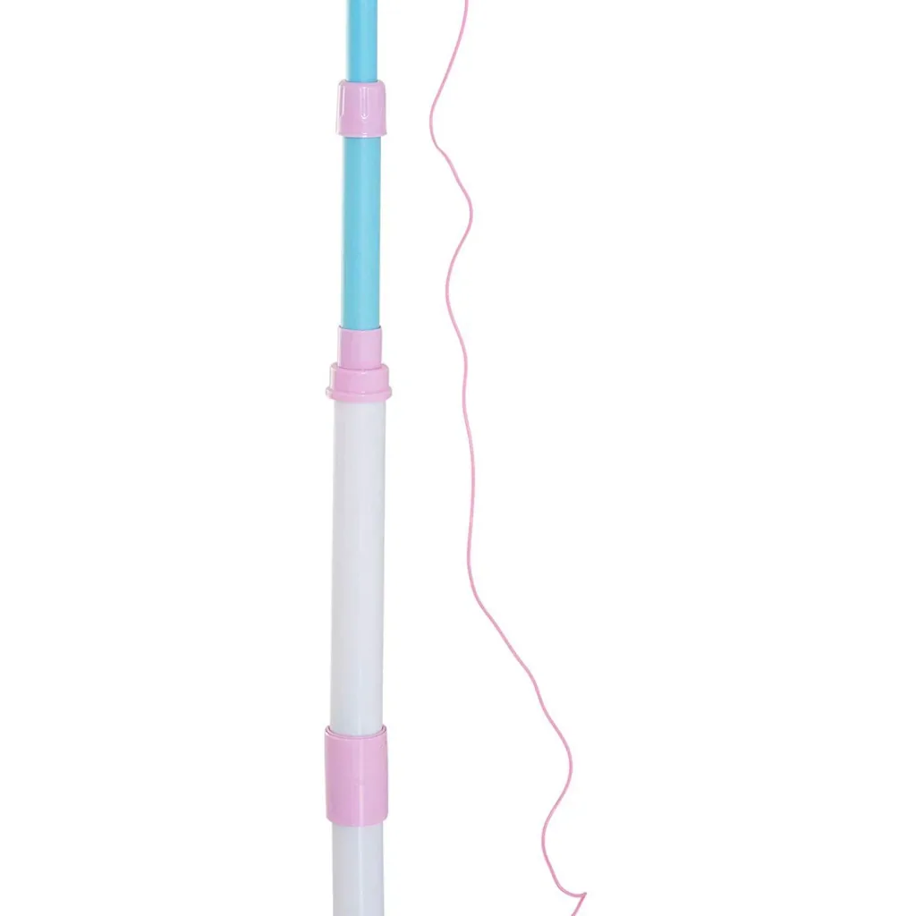 Kinder Mikrofon Standmikrofon Blinkleuchten Rosa