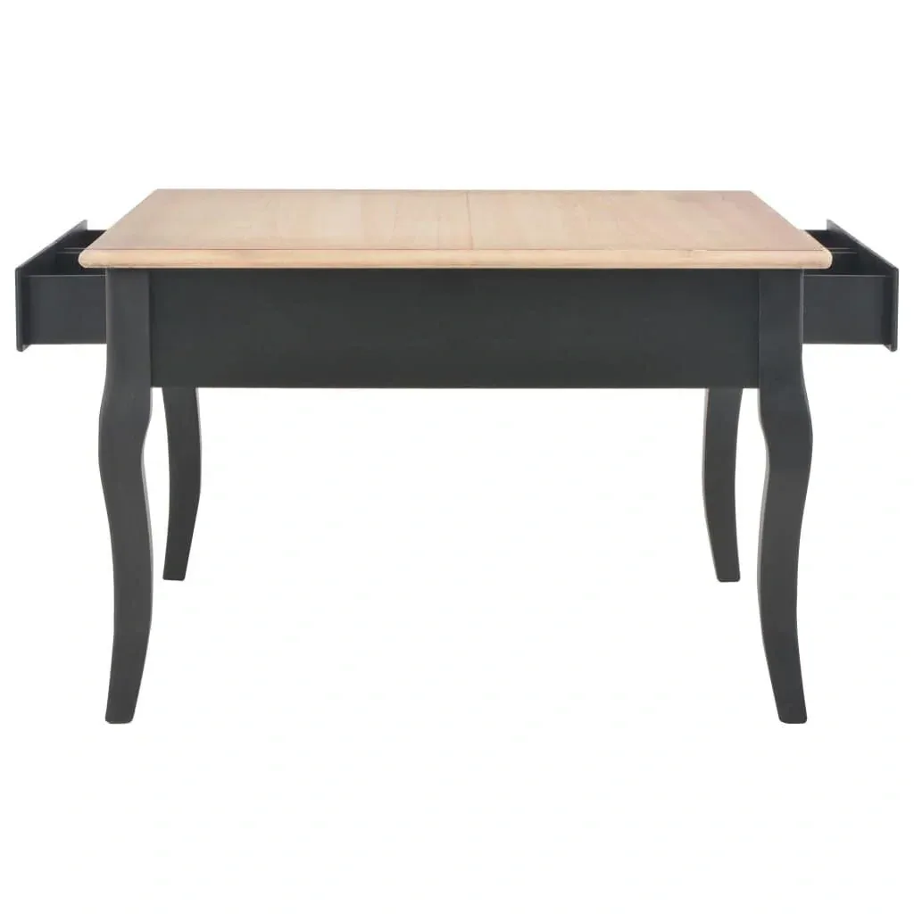 Couchtisch 80x80x50 cm Holz schwarz