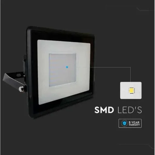 VT-158 LED-Flutlicht - 50 W - 4000 Lm - 4000K - Schwarz
