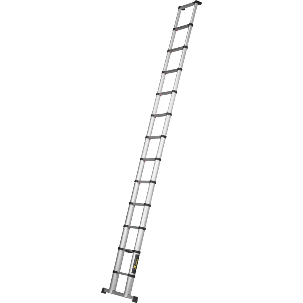 Teleskop-Anlegeleiter, AHW -Compastep XL ,3,8 Meter, mit Stabilisator
