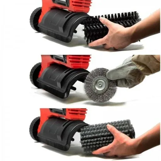 Elektrische Fugenbürste mit Gartenabfallsack 65L - ERB550 3-in-1 - 550W