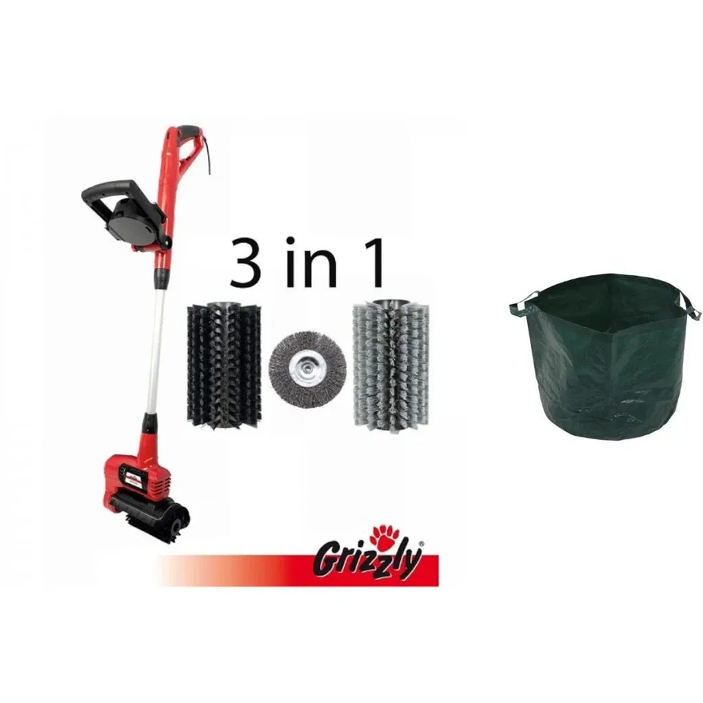 Elektrische Fugenbürste mit Gartenabfallsack 65L - ERB550 3-in-1 - 550W
