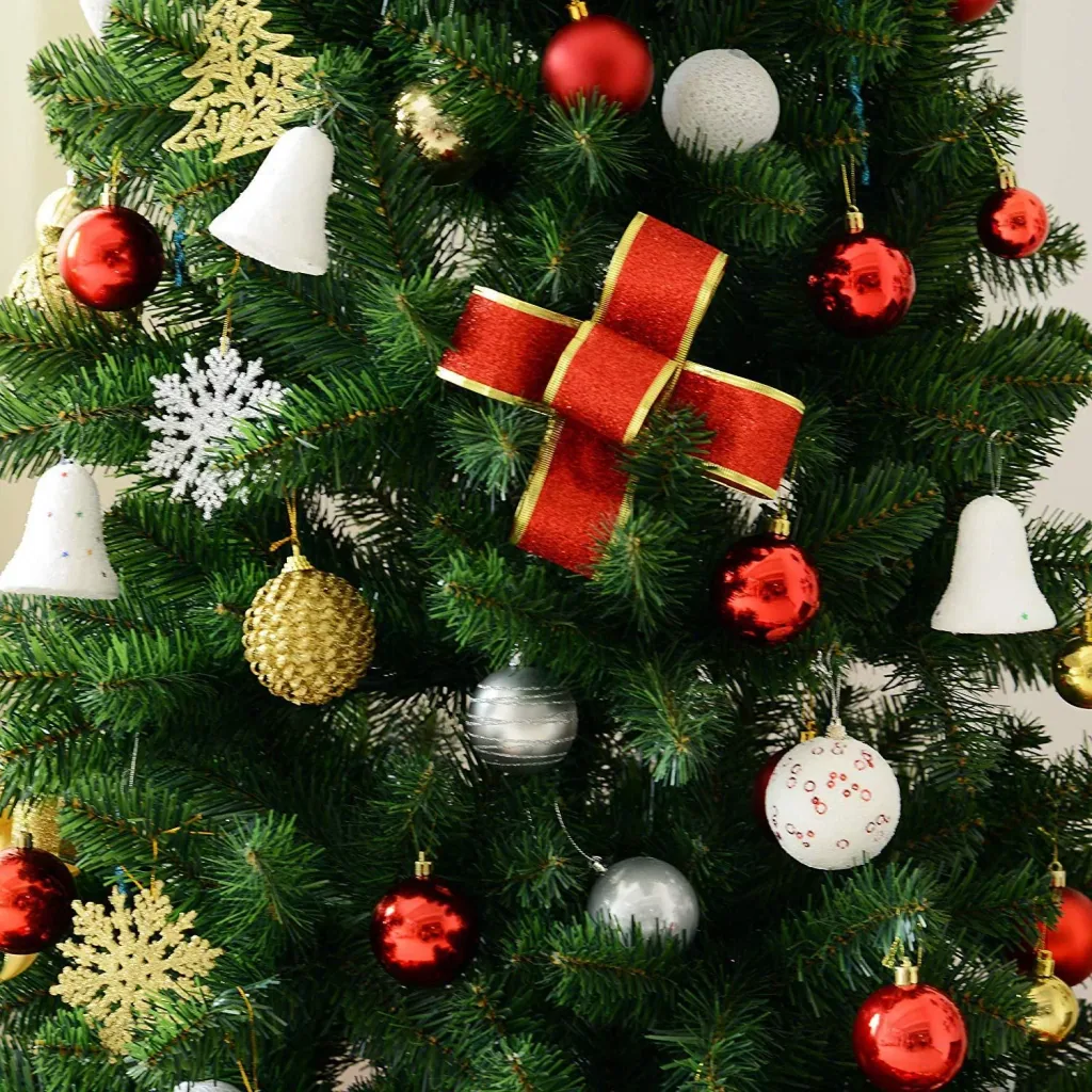 Weihnachtsbaum 210cm mit Metallständer 631 Spitzen Grün