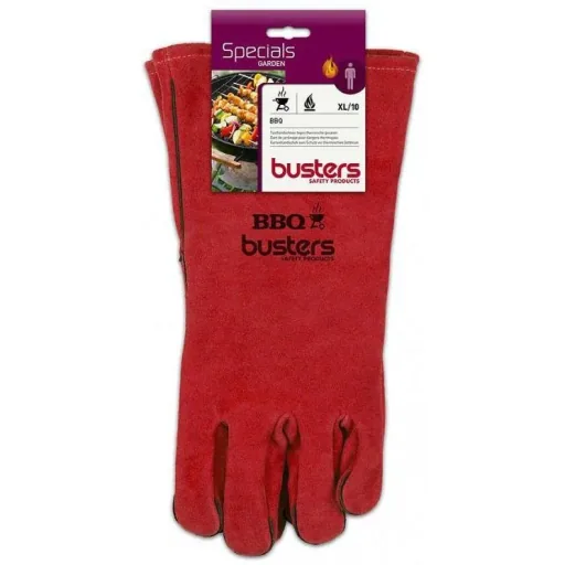 Busters Leder-Grillhandschuhe Größe 10 - bis zu 100 C ° - 35 cm