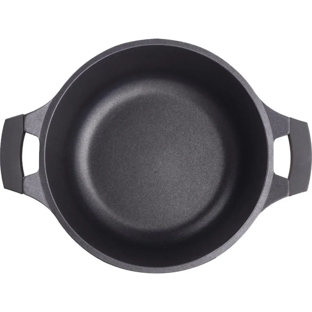 Kasserolle - mit Glasdeckel - 28 cm - Schwarz