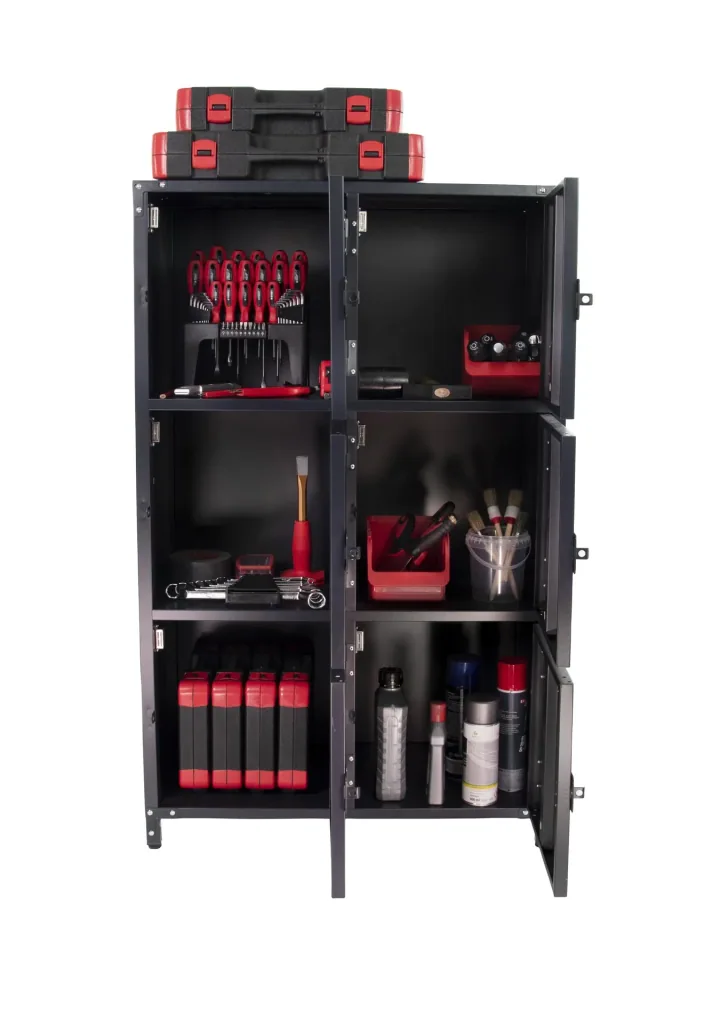 Metallschrank Vintage mit 6 Türen
