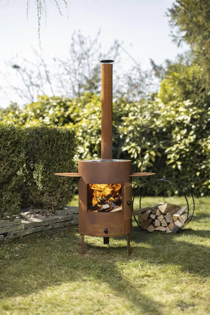 Outdoor- und Fondue-Ofen Deluxe rost