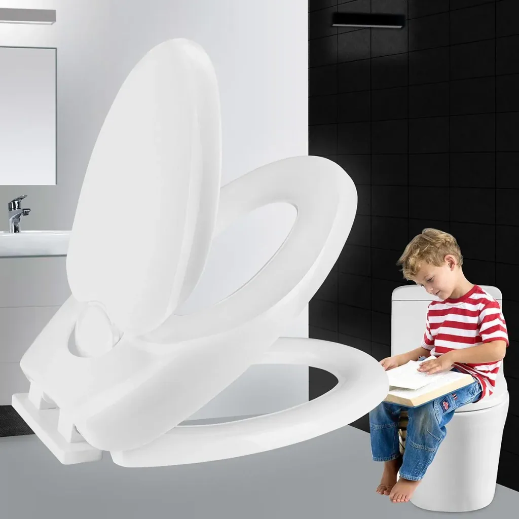 Toilettensitz "Family" mit doppelter Absenkautomatik - weiß