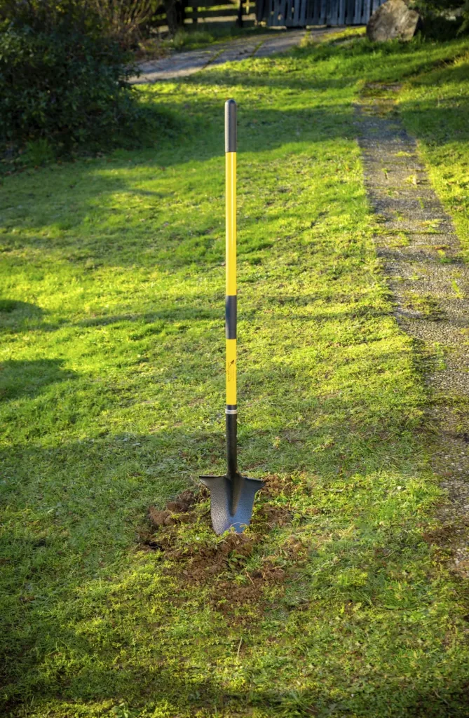 Spaten/Schaufel XXL gelb