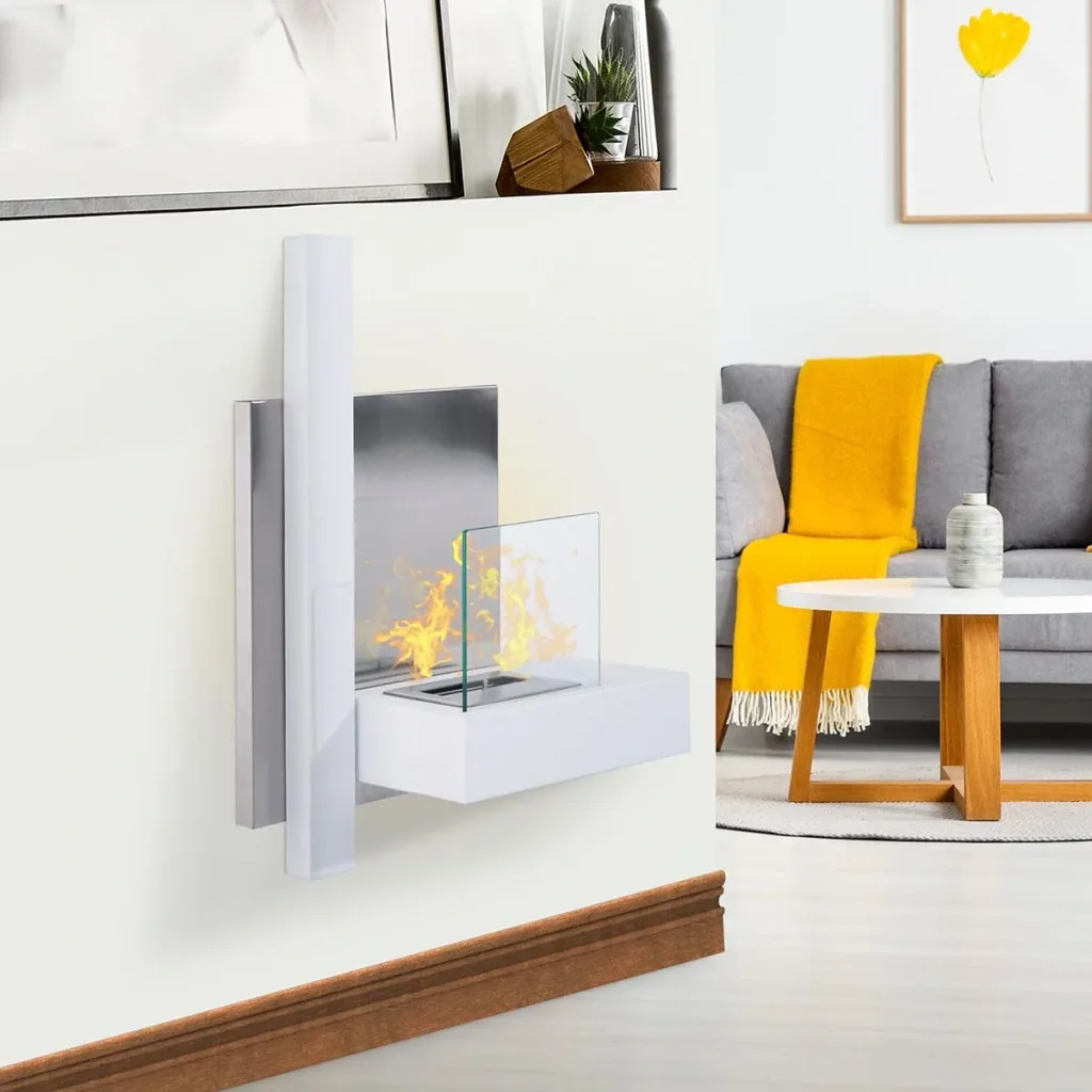 Ethanol-Kamin Bio-Ethanol-Brenner 1,5L 3 Std. Brenndauer mit einer Klappe Zubehör für die Wandmontage kein Rauch Bauhaus