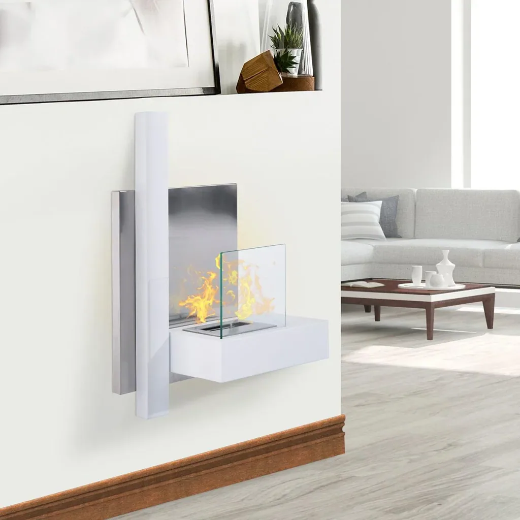 Ethanol-Kamin Bio-Ethanol-Brenner 1,5L 3 Std. Brenndauer mit einer Klappe Zubehör für die Wandmontage kein Rauch Bauhaus
